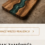 Deska z żywicą